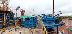 Argentina Drilling mud purification treatment site